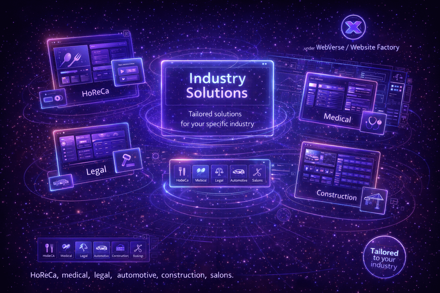 Website Factory — Industry-specific website examples