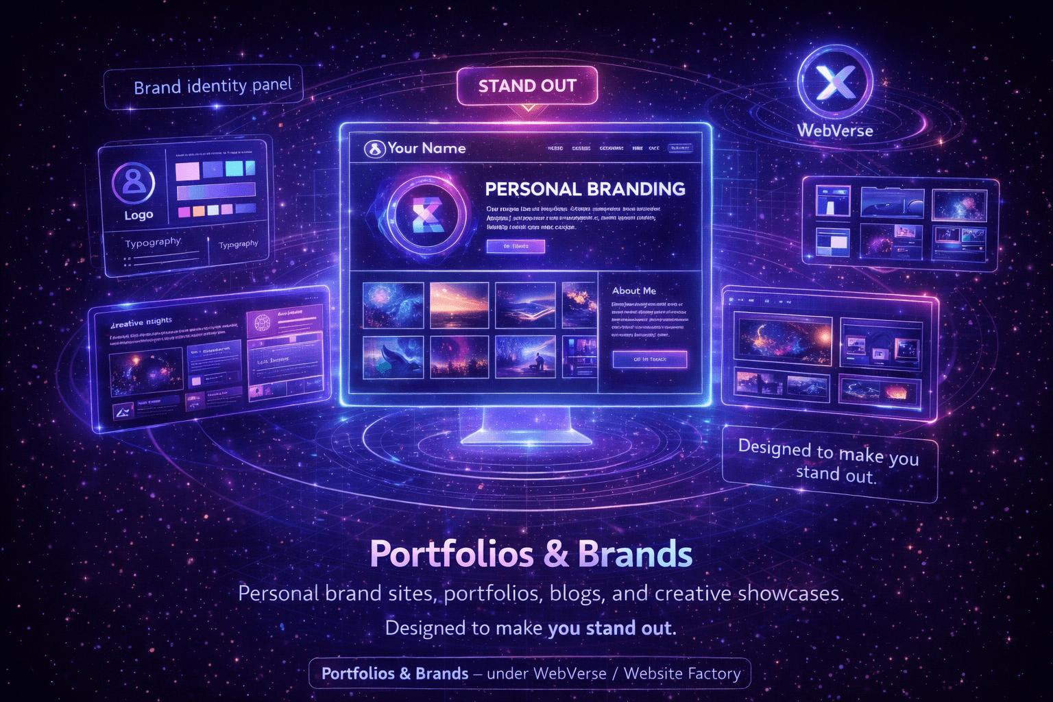 Website Factory — Portfolio website examples