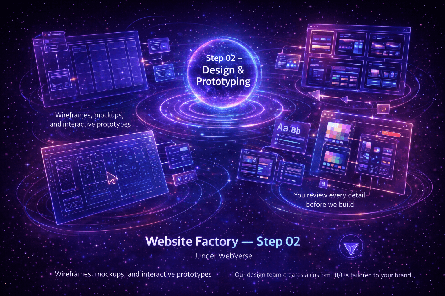 Website Factory — Custom UI/UX design and prototyping